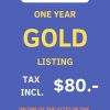 Gold Listing Service